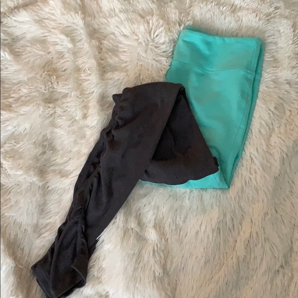 ALO Yoga Pants - Alo Godess Leggings with knit legs (Size L)